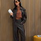 Jacket tasconi in ecopelle