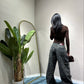 Jeans cargo mimetico