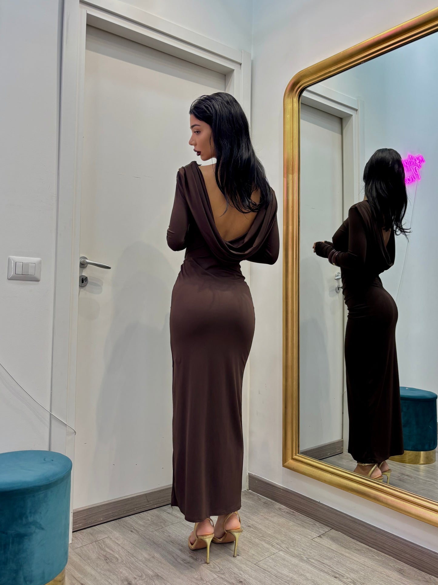 Dress taylor( marrone )