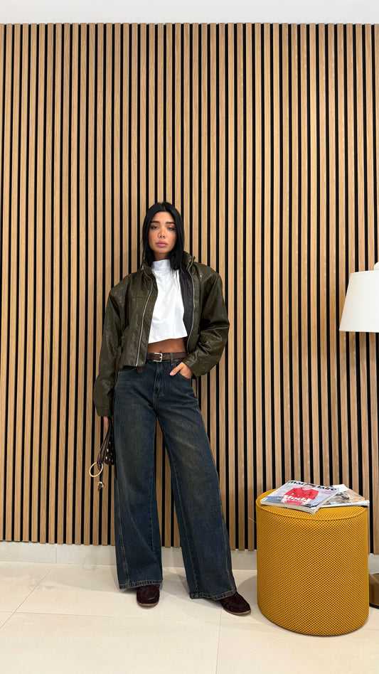 Jeans wide leg tiran