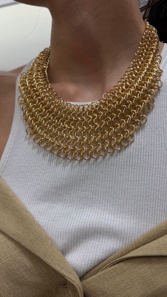 Gircollo maxi grumette gold