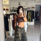 Jeans mimetico modello cargo