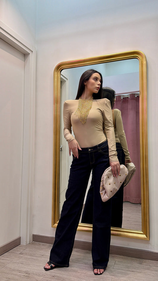 Jeans vita bassa blue