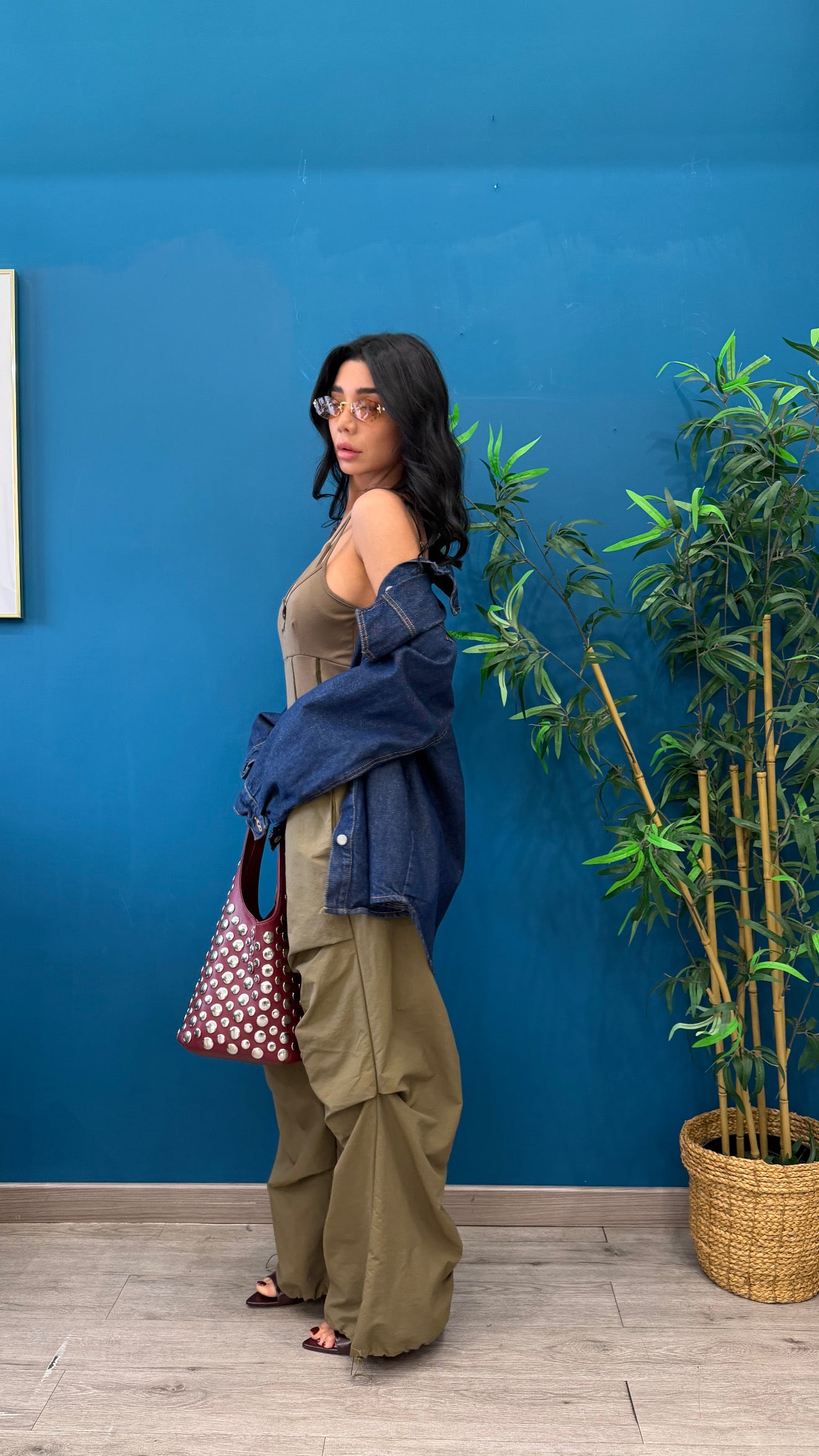 Set miami ( verde olio / grigio )