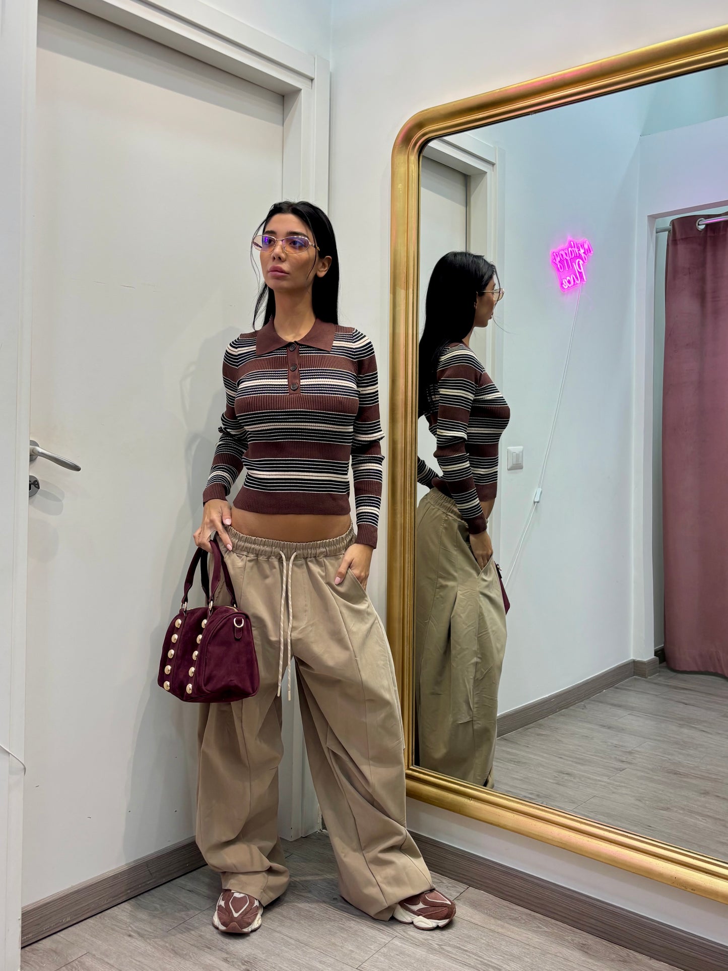 Pantaloni ballon effetto suade ( +colori)