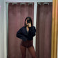 Culotte in similpelle