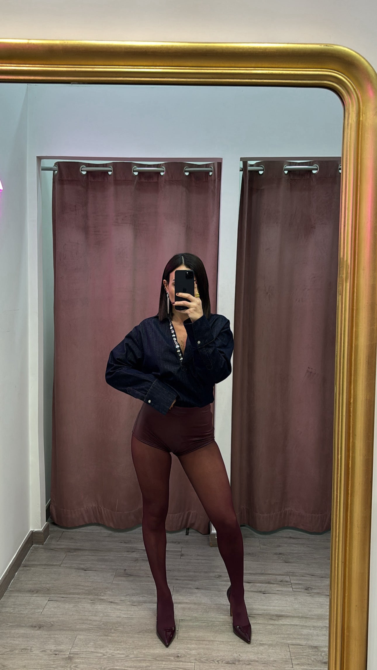 Culotte in similpelle