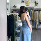 Top denim lumina