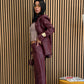 Pantaloni in ecopelle bordeaux