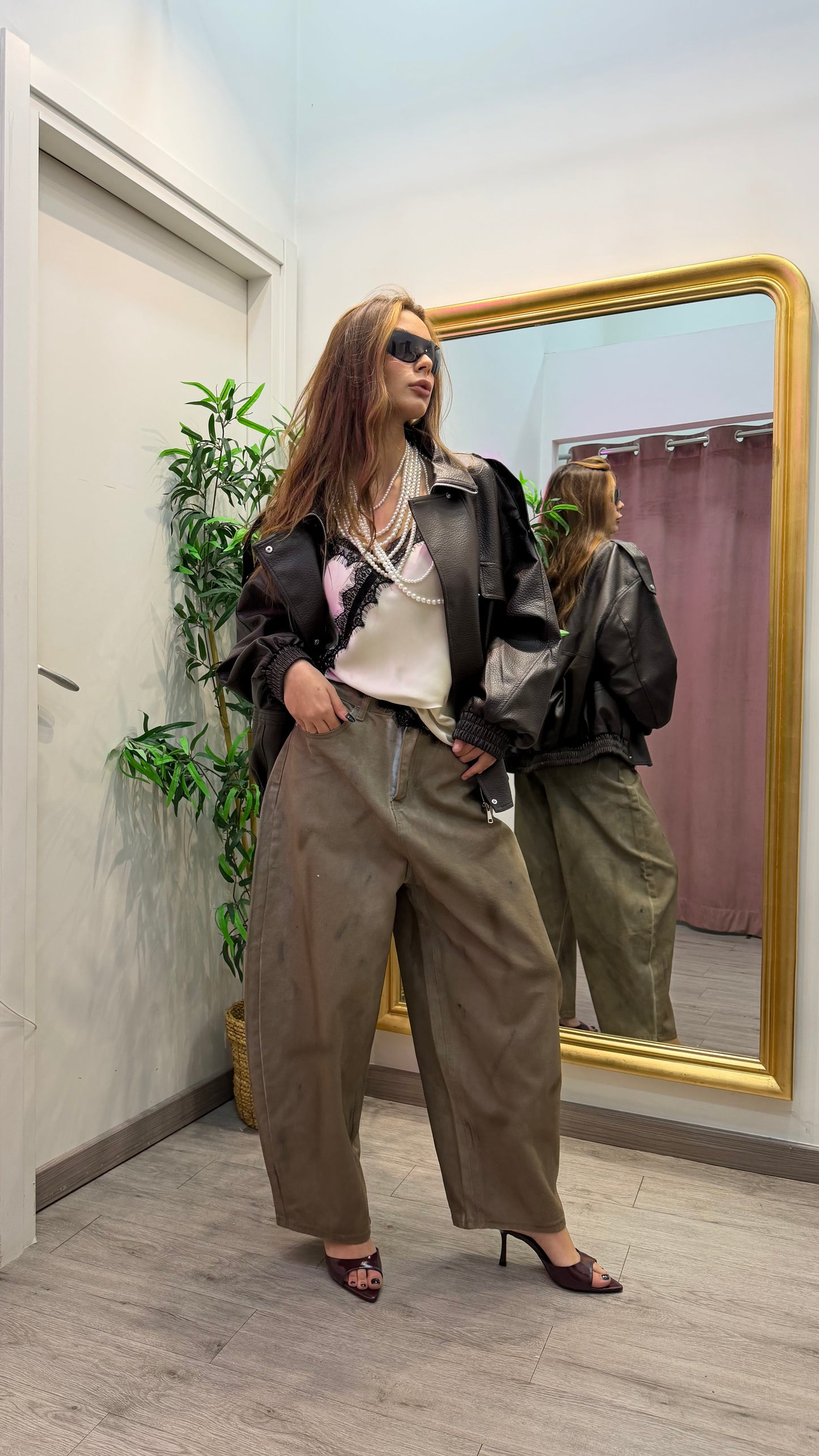 Jeans ballon sfumato