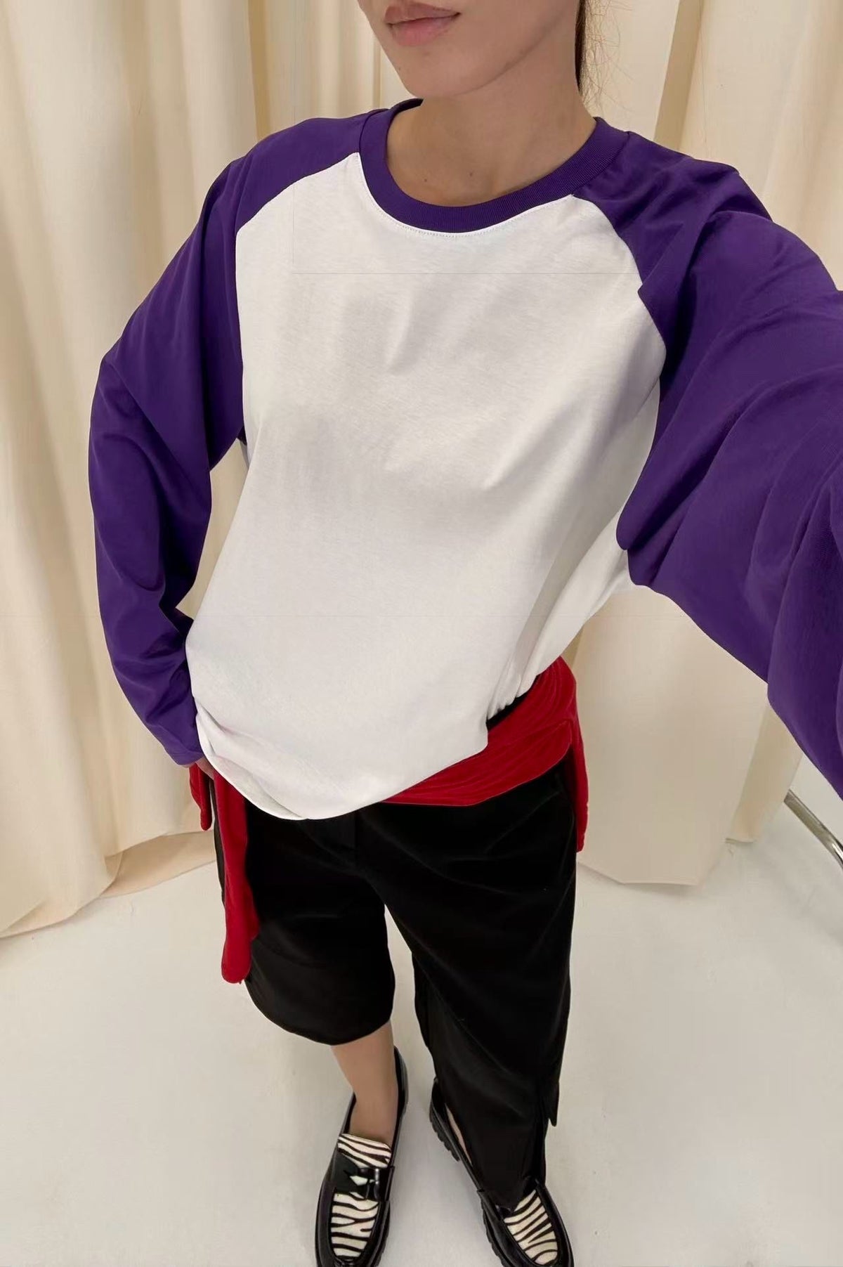 Maglia long sleeve b color