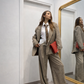 Pantaloni sartoriali com pence