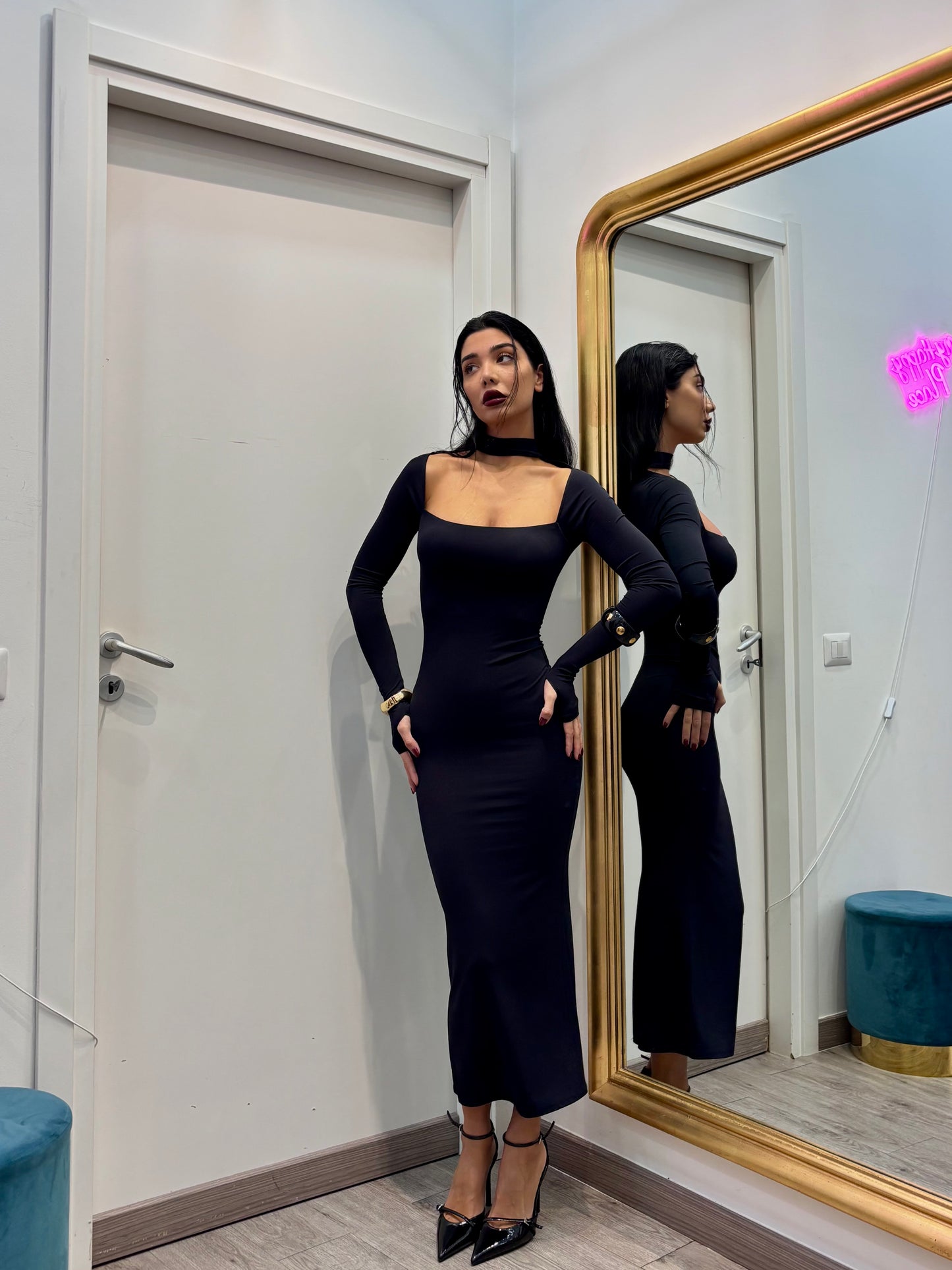 Dress elegancia  nero