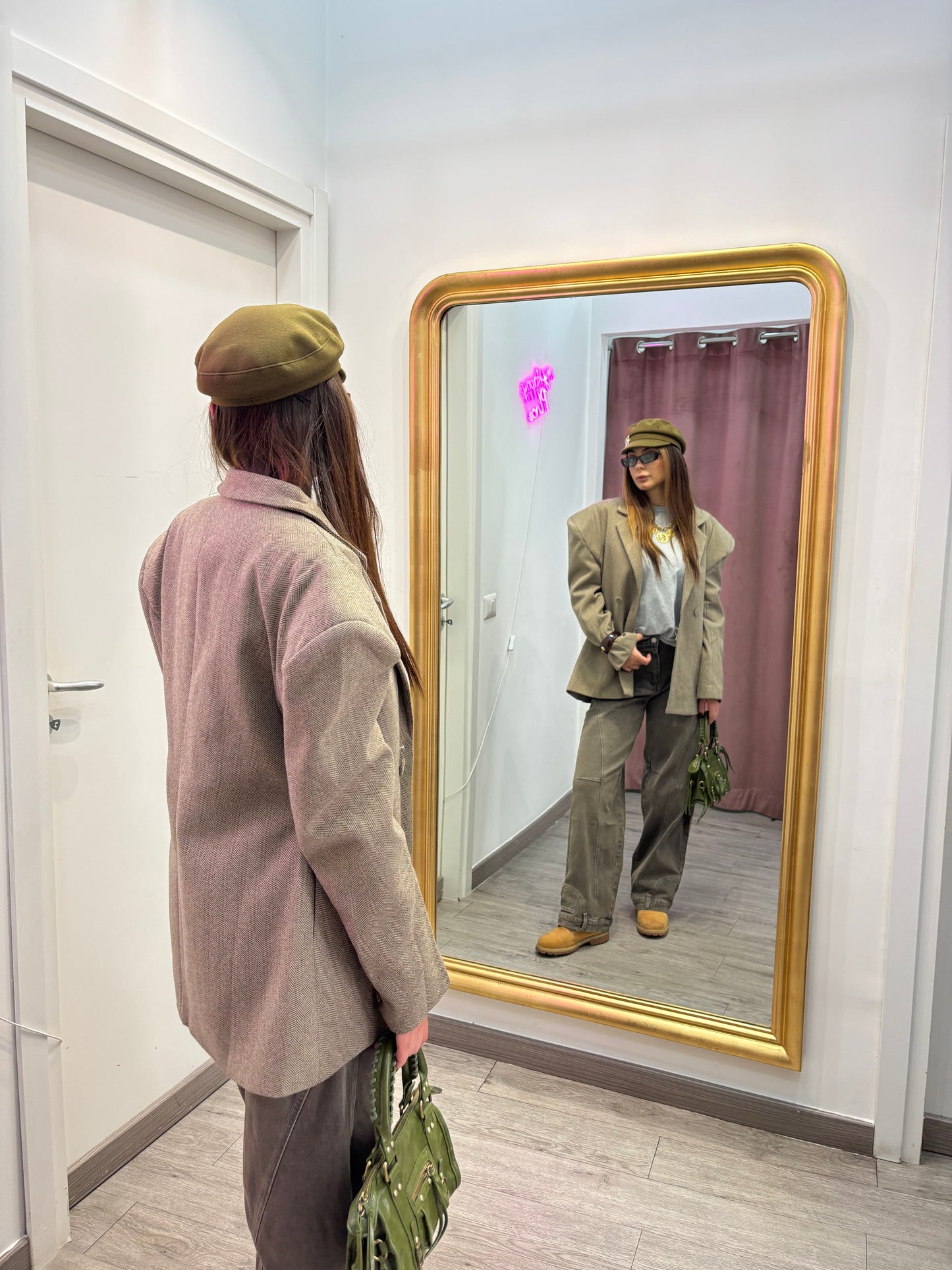 Jeans sabbiato modello ballon