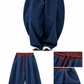 Jeans just west inserti in pelle