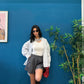 Shorts gessato