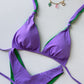 Bikini triangolo e slip silky colourfu