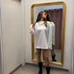 Maxi shirt barock and roll ( nera bianca / bianca-nera  )