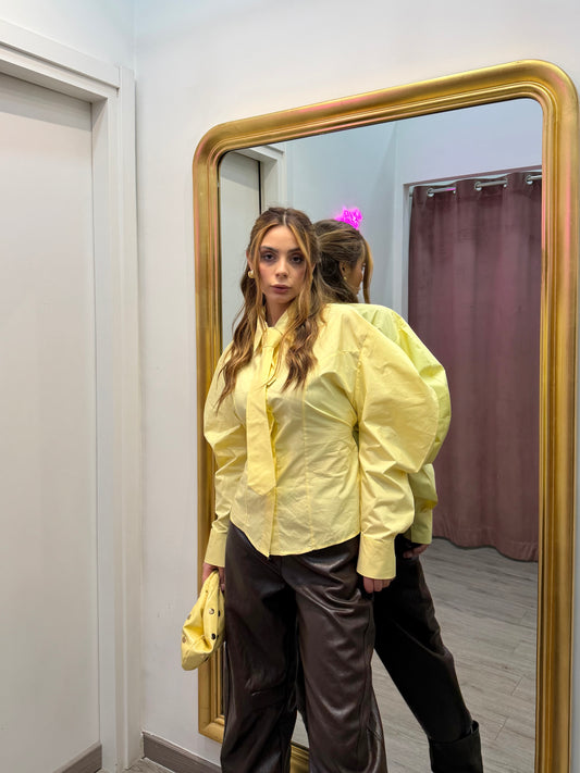 Camicia popoline yellow