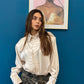 Camicia satin spalle strutturate ( + colori)