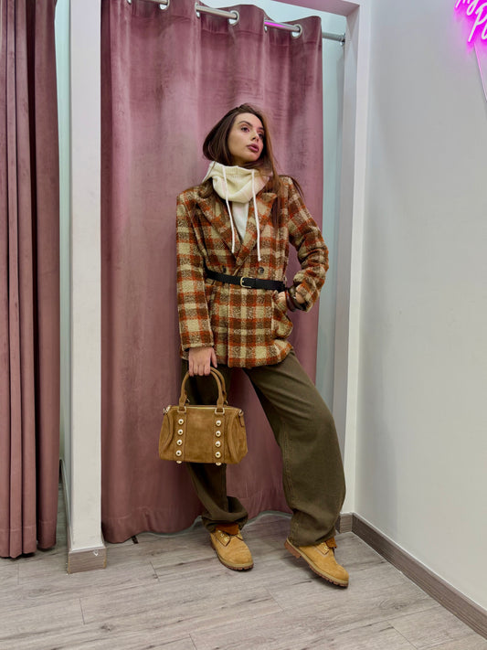 Blazer a quadri mood vintage