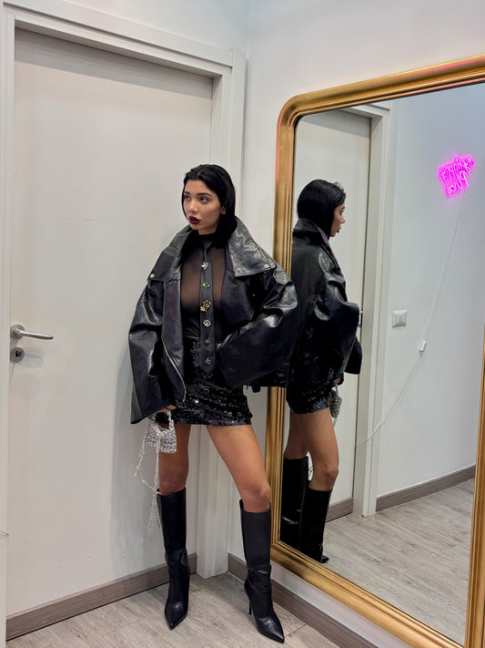 Mini sparkling black