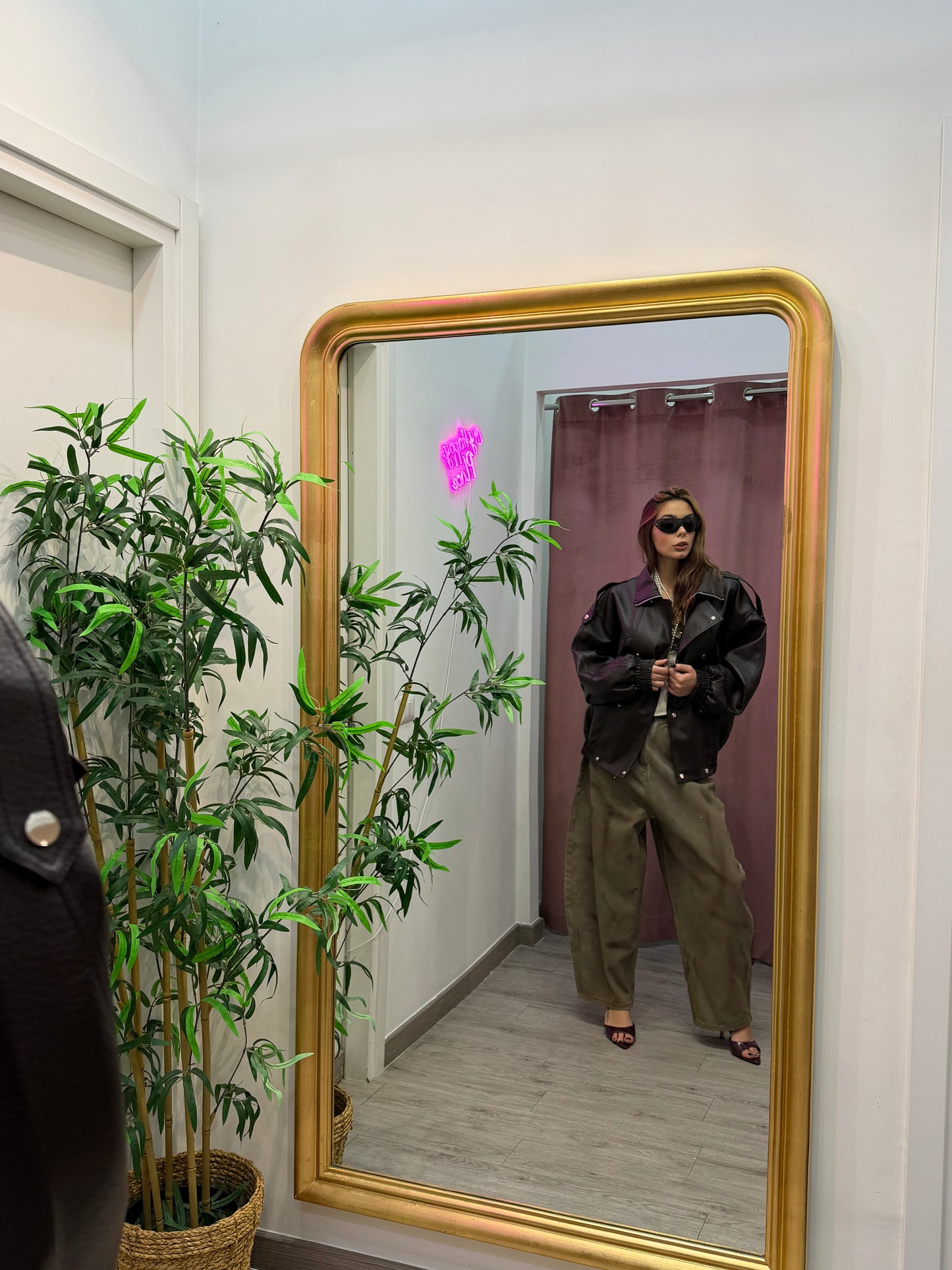 Bomber eco( nero / marrone )