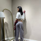 Pantaloni lavanda