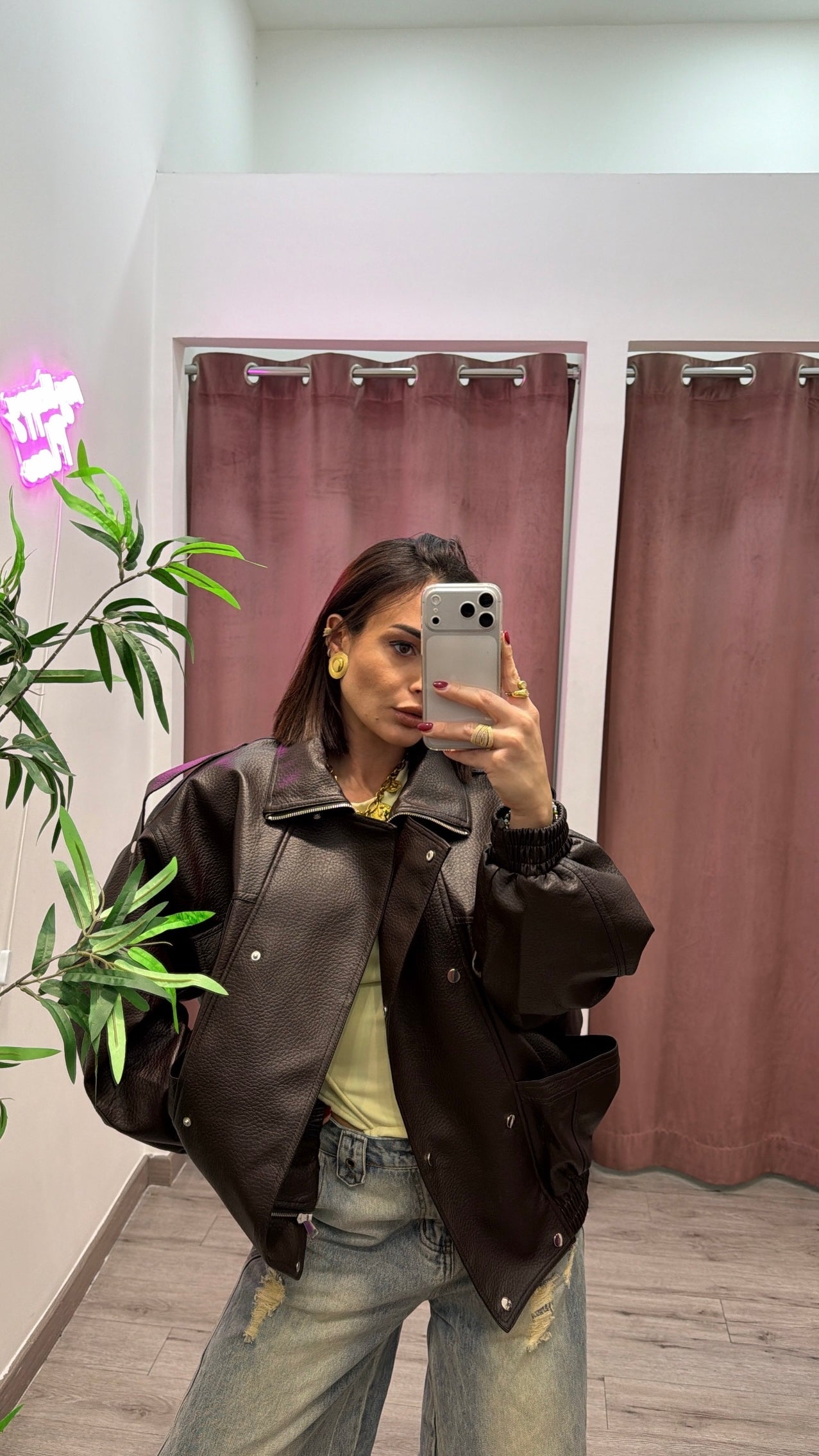 Bomber eco( nero / marrone )