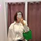 Camicia satin spalle strutturate ( + colori)