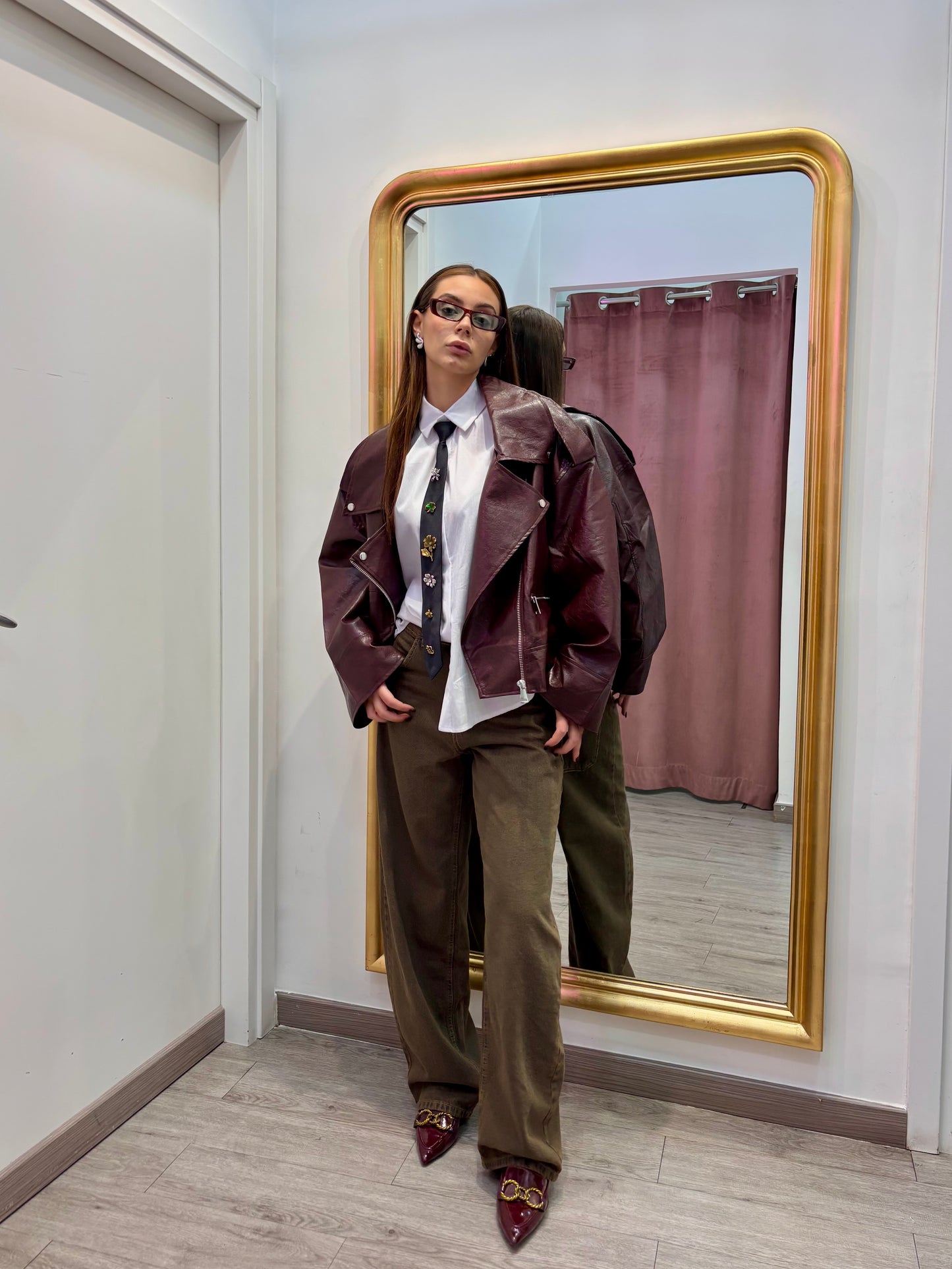 Maxi Jacket bordeaux