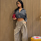 Camicia cropped vichy
