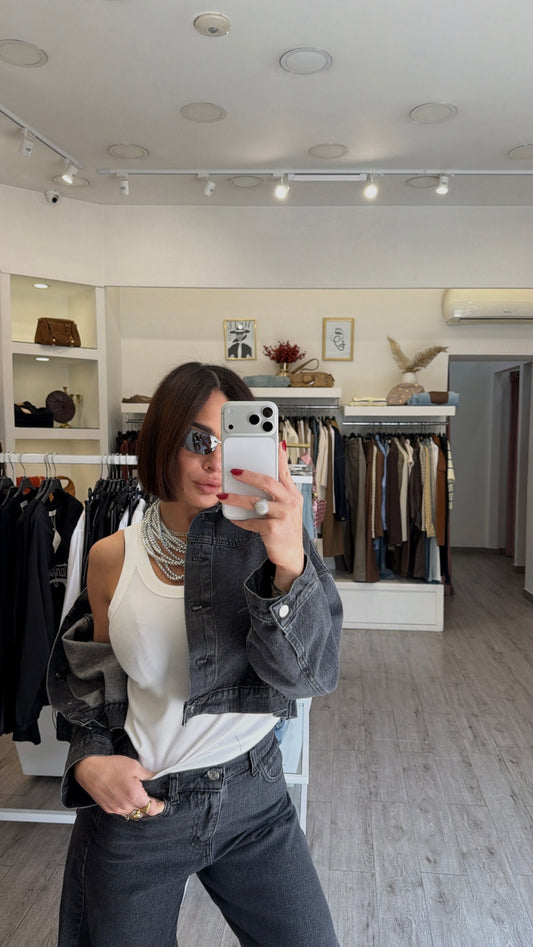 Giacca cropped candy