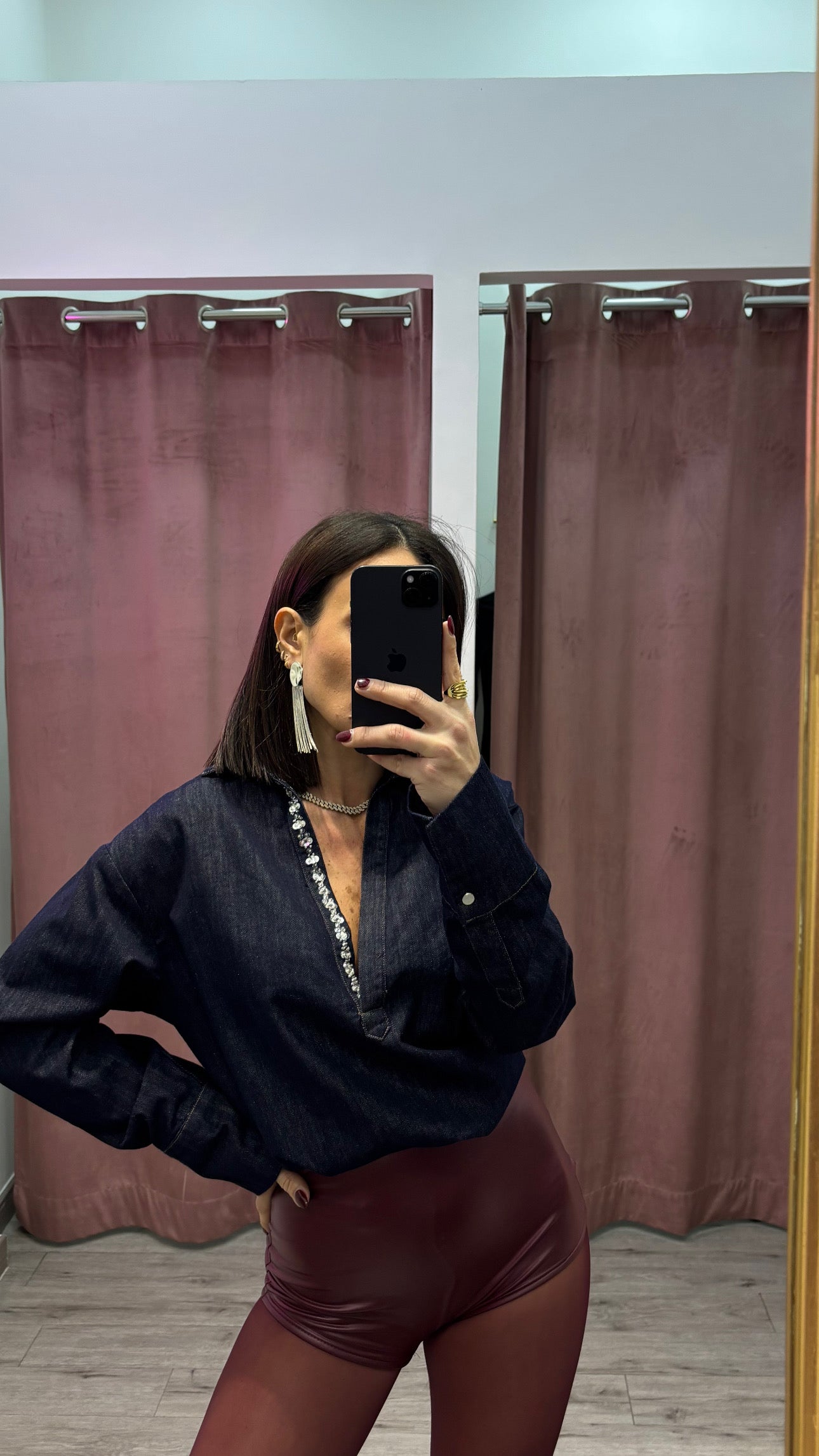 Culotte in similpelle