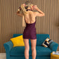 Mini dress essential ( prugna)