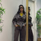 Jacket just marrone