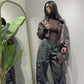 Bomber in simil pelle