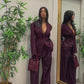 Blazer sfiancato by  lumina  ( burgundi )